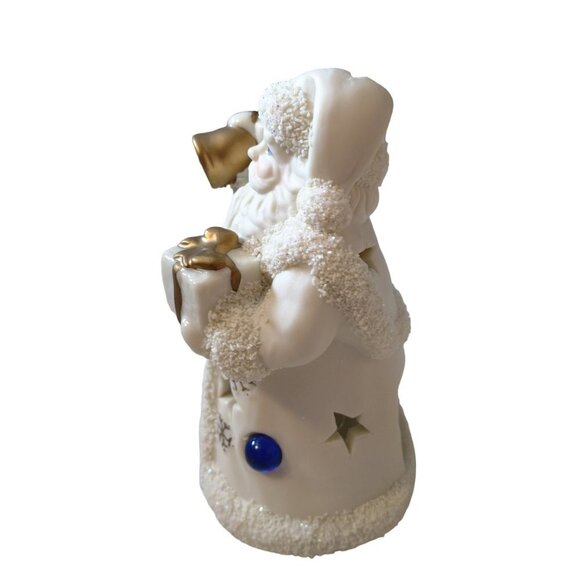Christmas Collection By Lincolnshire Santa Claus Candleholder New Opened Box CB3 - Picture 3 of 5